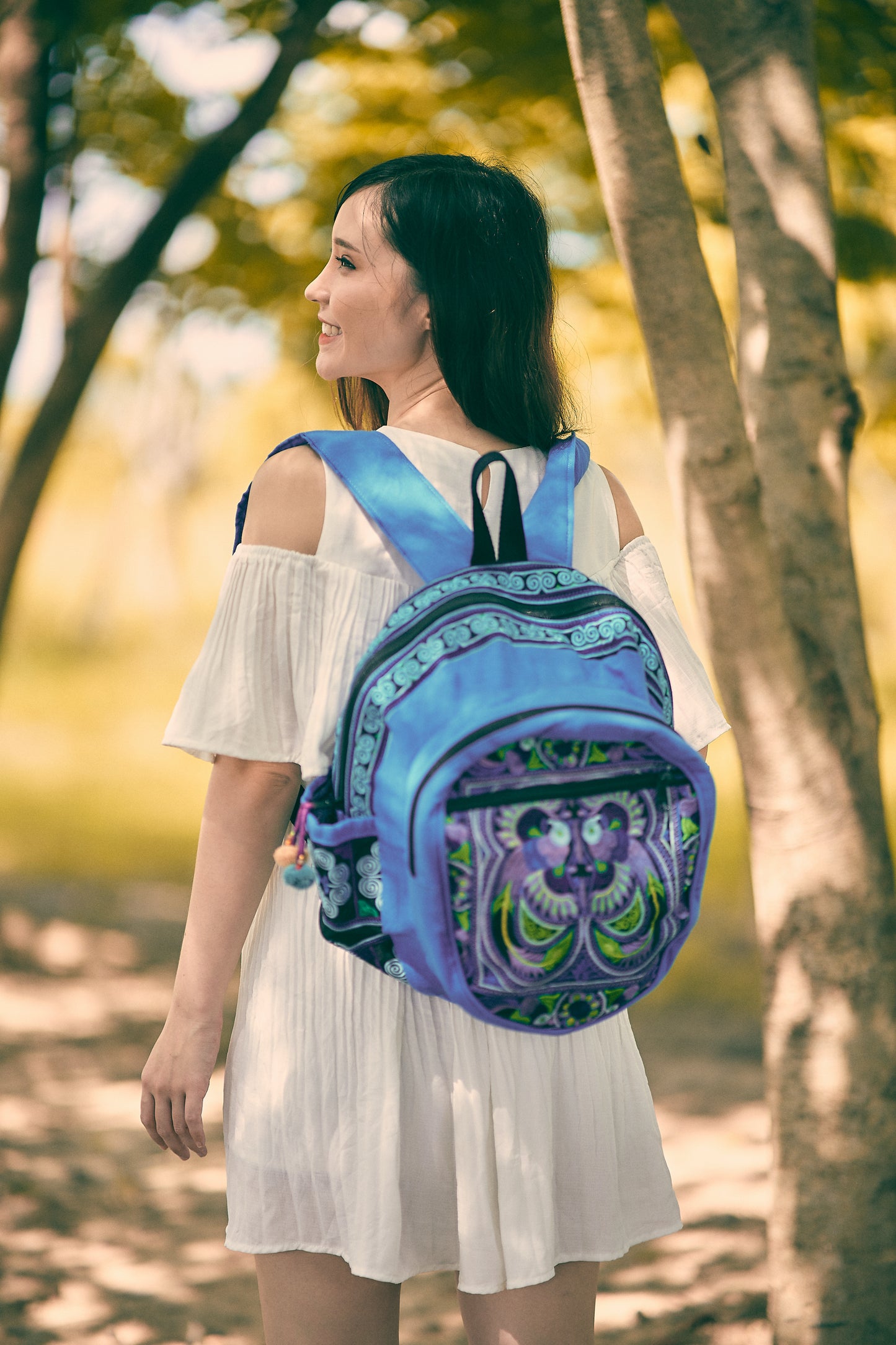 Hmong Tribe Embroidered Backpack