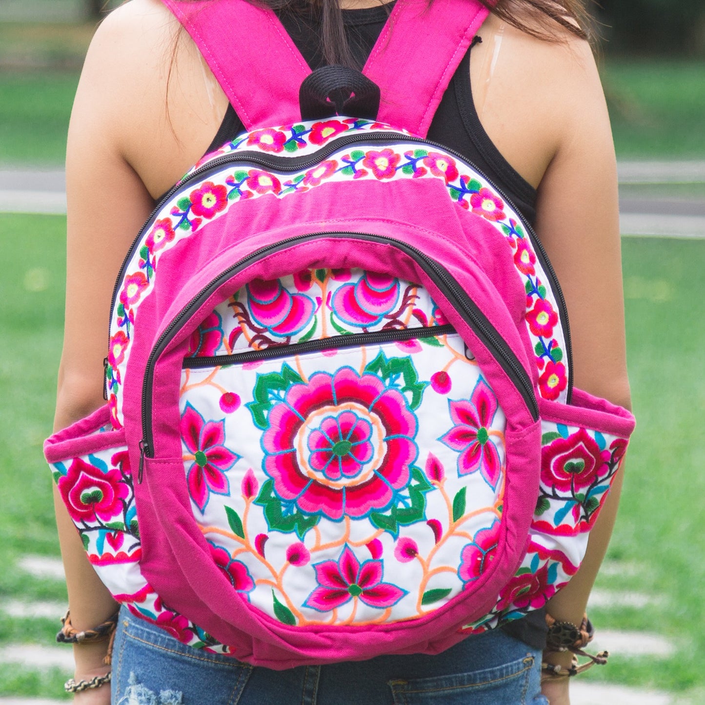 Hmong Tribe Embroidered Backpack