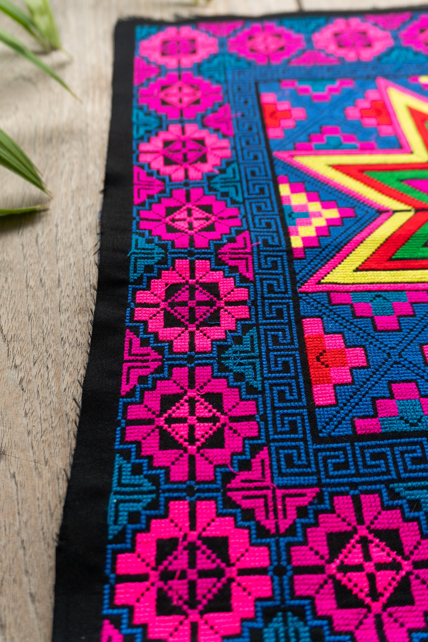 Amazing Multi Star Pattern Embroidered Fabric
