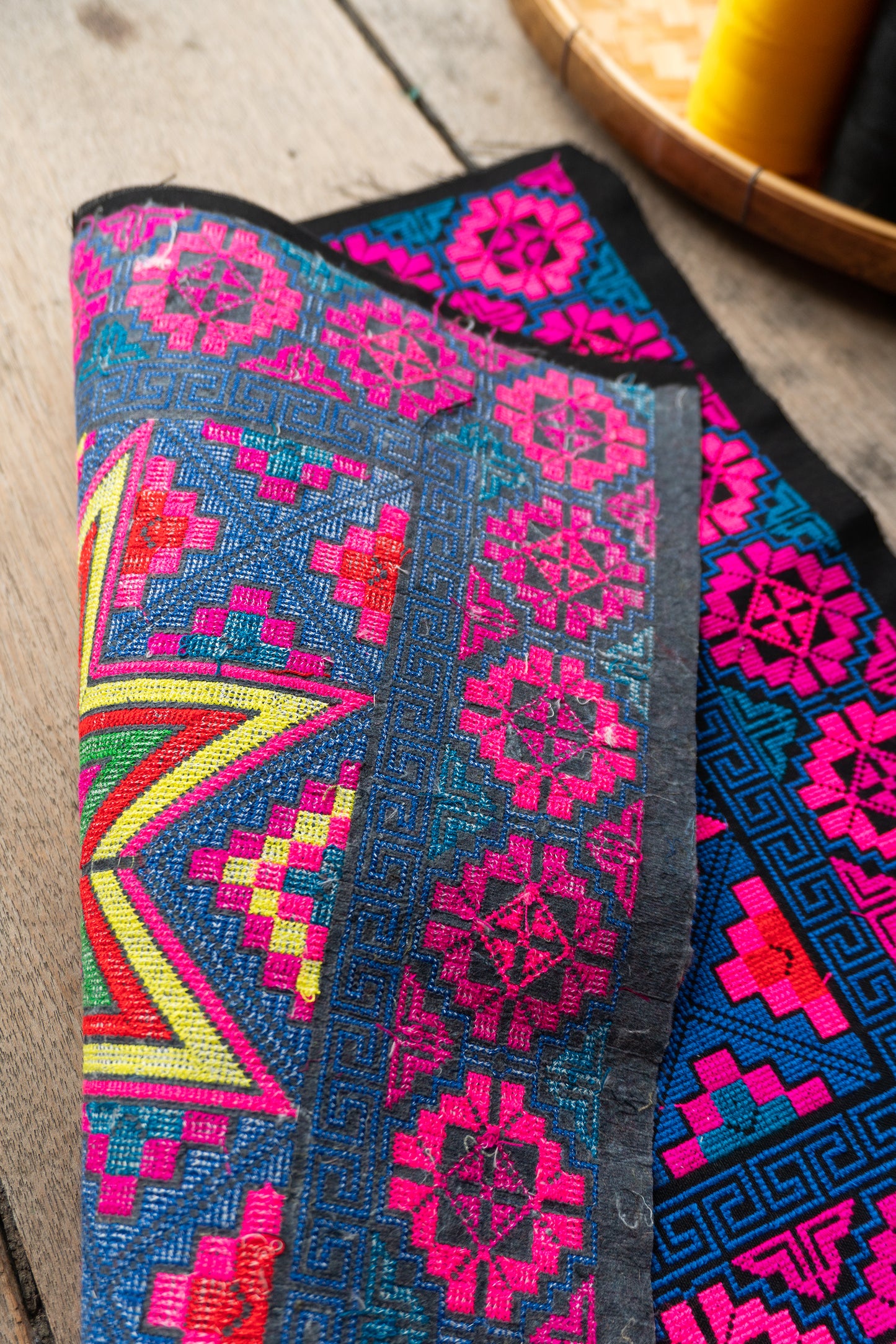 Amazing Multi Star Pattern Embroidered Fabric
