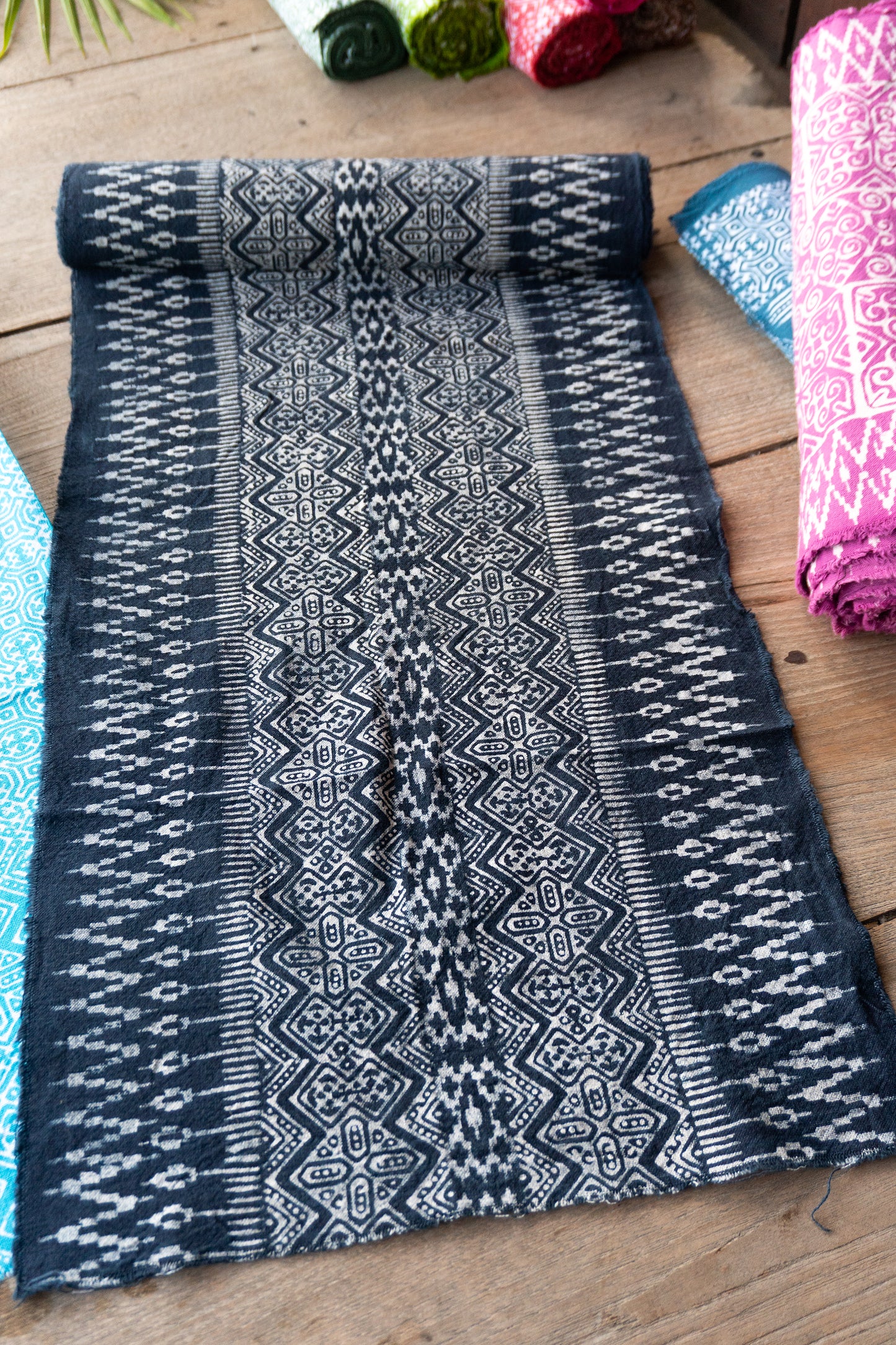 Handwoven Hmong Cotton Batik 14.5" width