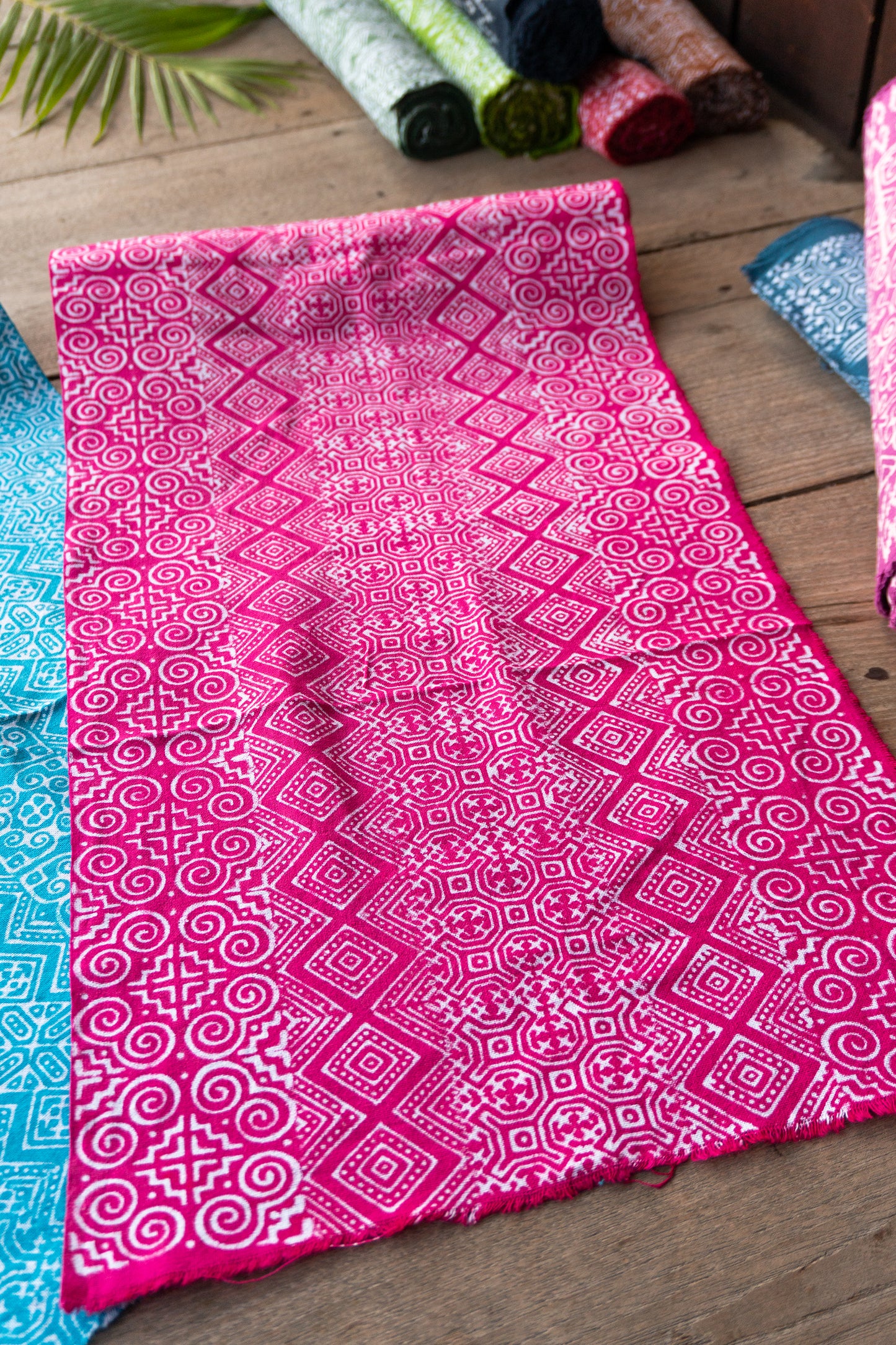 Handwoven Hmong Cotton Batik 14.5" width
