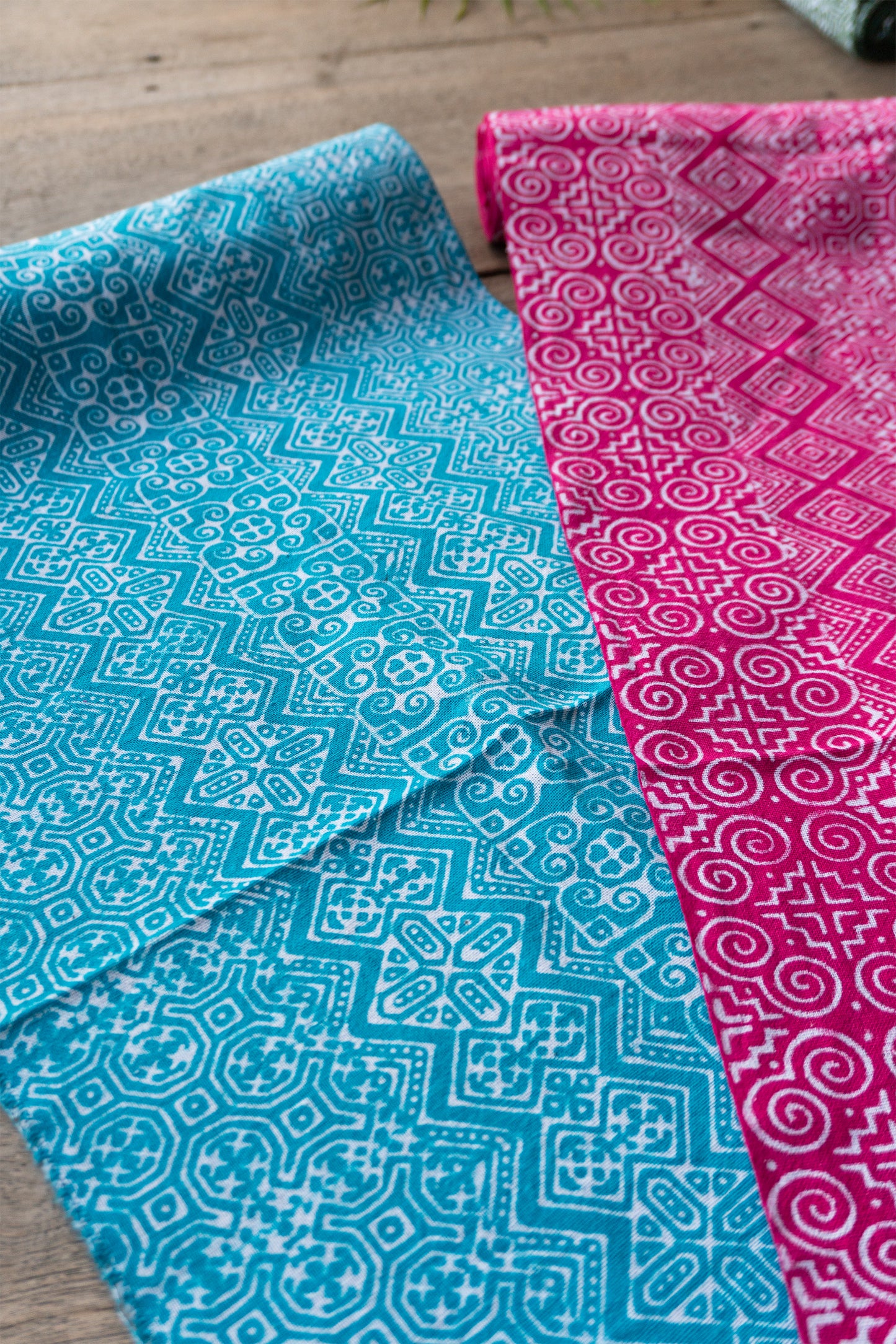 Handwoven Hmong Cotton Batik 14.5" width