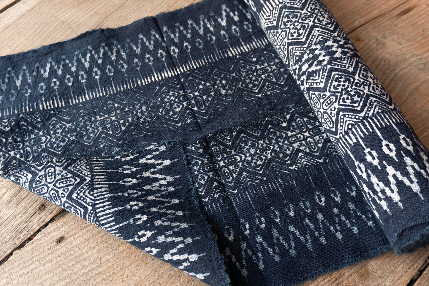 Handwoven Hmong Cotton Batik 14.5" width
