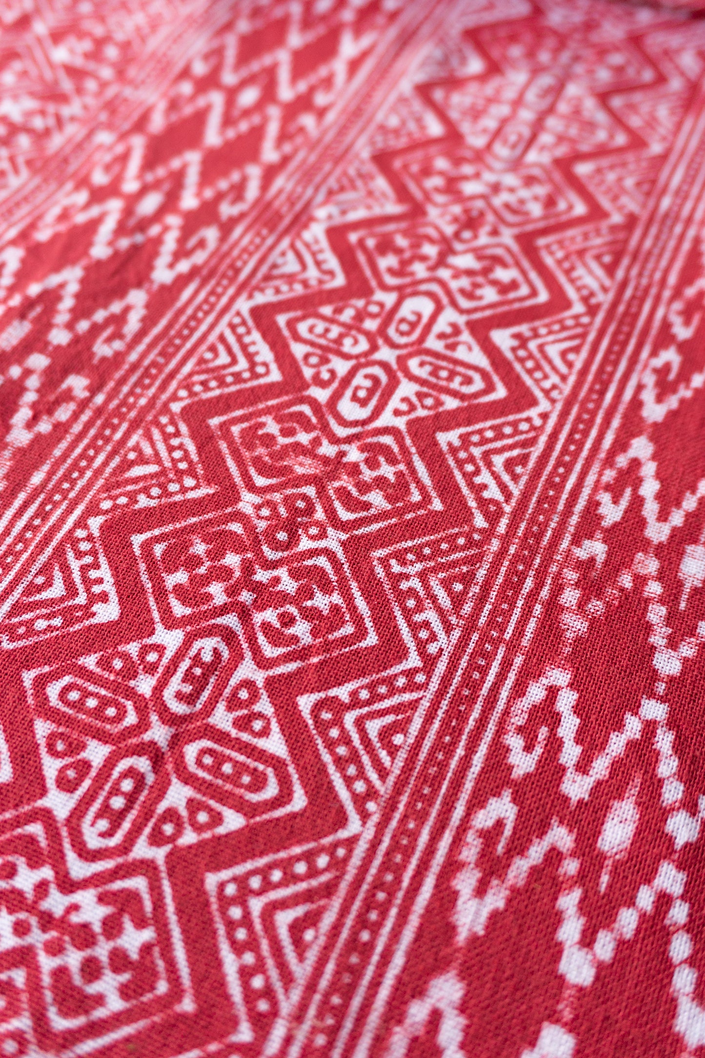 Handwoven Hmong Cotton Batik 14.5" width