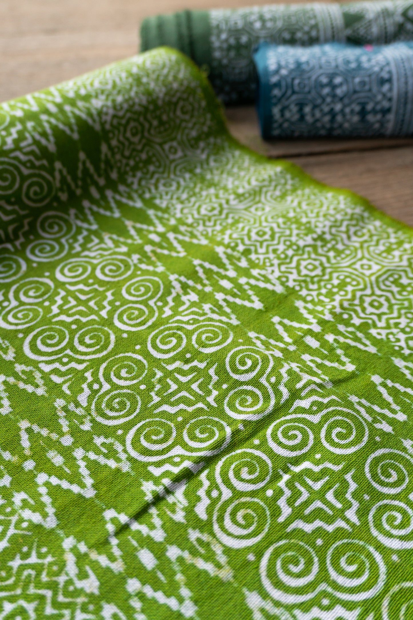 Handwoven Hmong Cotton Batik 14.5" width