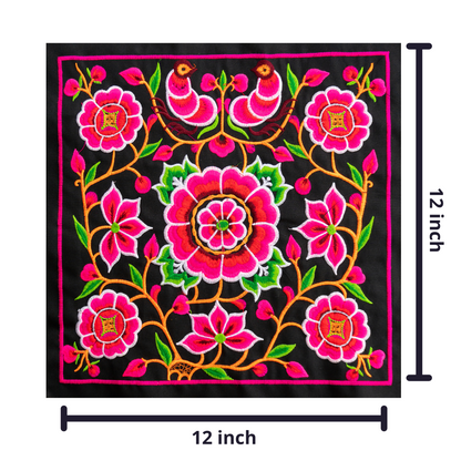 Cocoon Hmong Tribe Embroidered Fabric