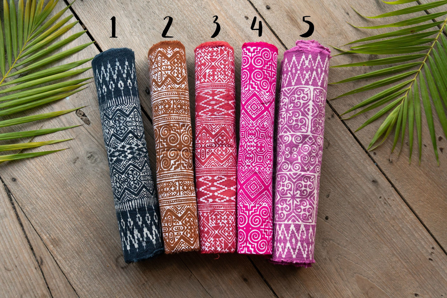 Handwoven Hmong Cotton Batik 14.5" width