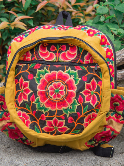 Hmong Tribe Embroidered Backpack