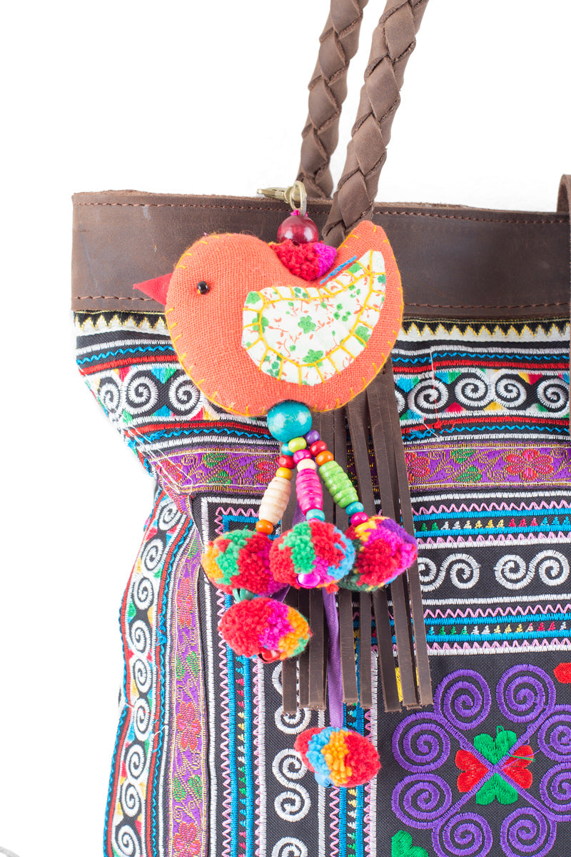 Assorted Color Hen Hanging Charm