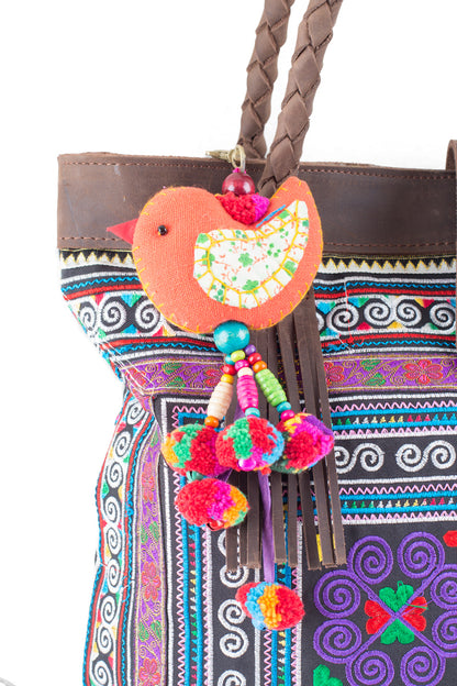 Assorted Color Hen Hanging Charm