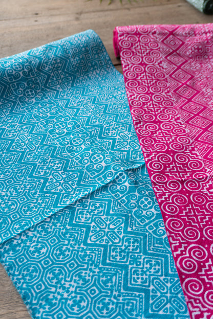 Handwoven Hmong Cotton Batik 14.5" width
