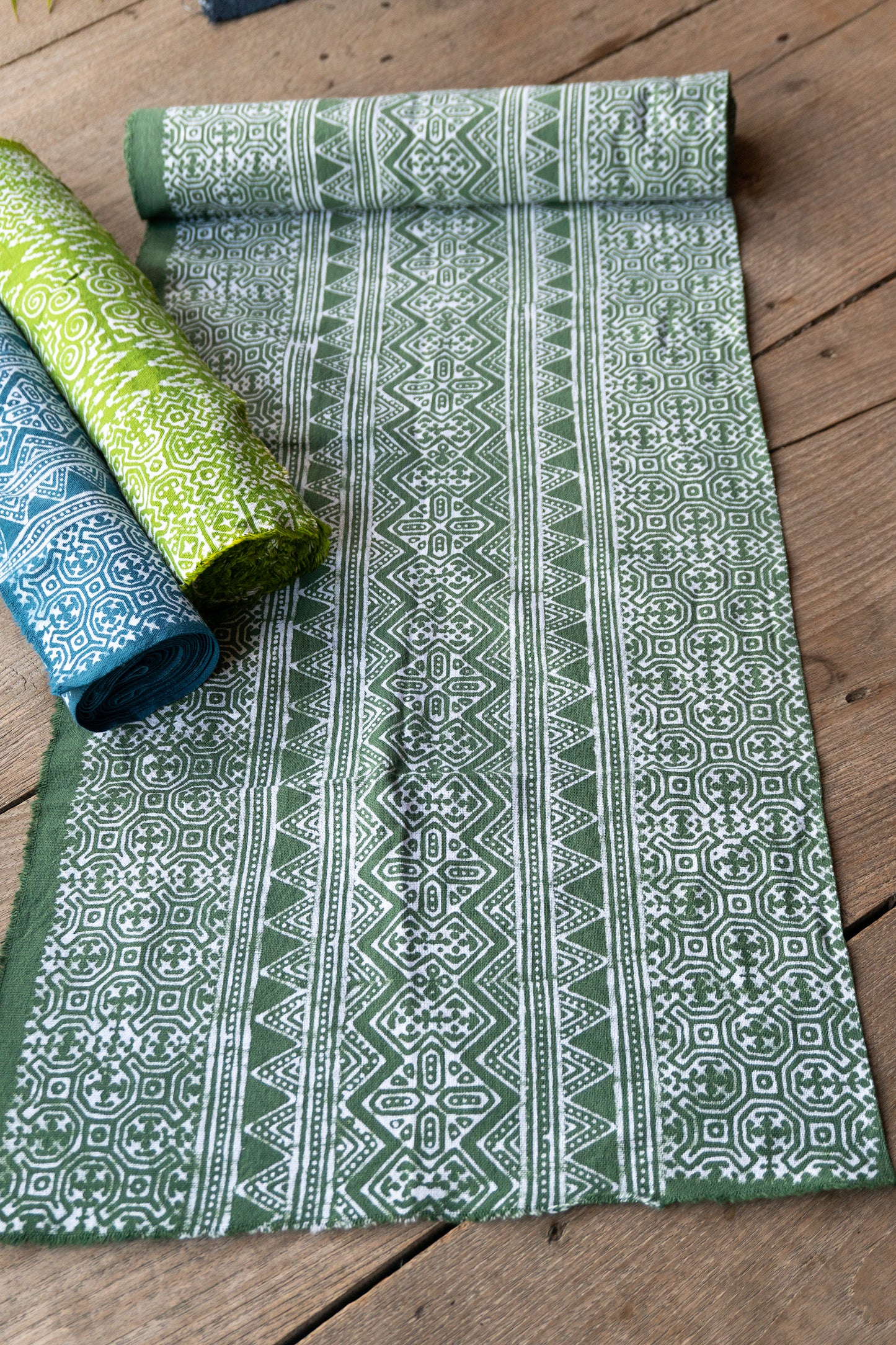 Handwoven Hmong Cotton Batik 14.5" width