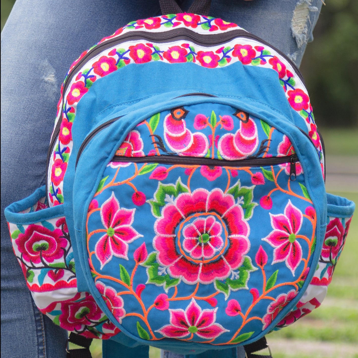 Hmong Tribe Embroidered Backpack